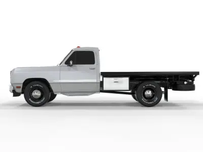 Truck Dodge D100 1978 3D model