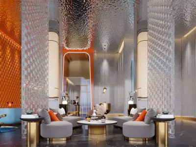 Modern Lobby 3D model