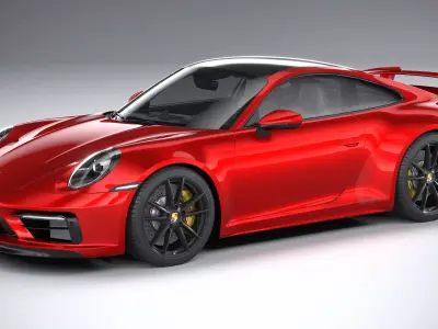 Porsche 911 Carrera S Aerokit 2020 3D model