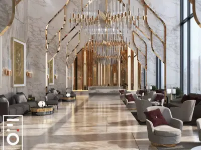HOTEL LOBBY 3D model