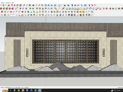 motive wall 3d model 3D model