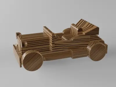 Retro car by ML-Design 3D model