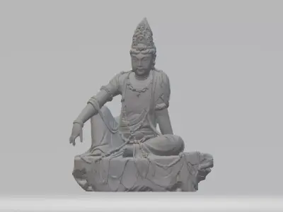 Guanyin Bodhisattva Buddha Statue  3D print model buy