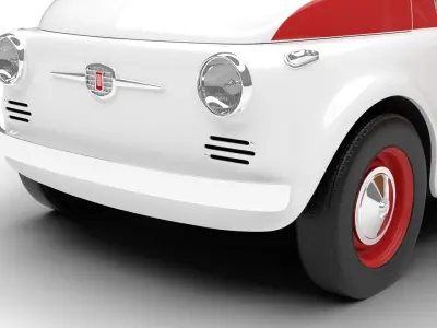 Fiat 500 N Sport 1959 HQ 3d model  3D model