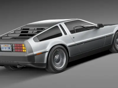 DeLorean DMC-12 3D model