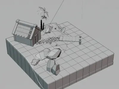 Paradise Island Free 3D model