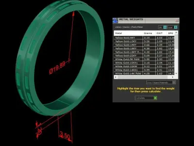 Jewelry Ring 3D print model 28