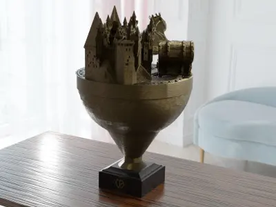 American Bully Trophy 3D print model