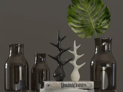 Decorative set vinga home 3D model