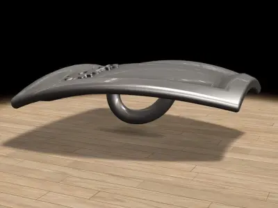 Mechanic shield Free 3D model