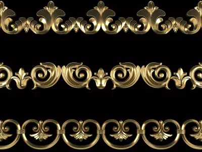  Path Ornament Pack 02 3D model