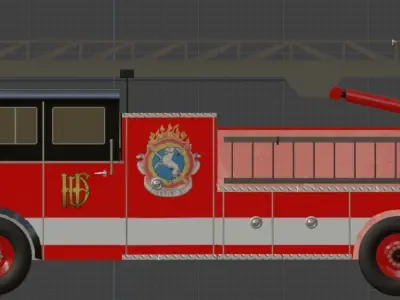 Fire Truck 81 3D model
