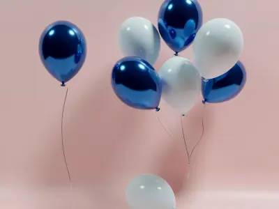 Balloon balloons 3D model