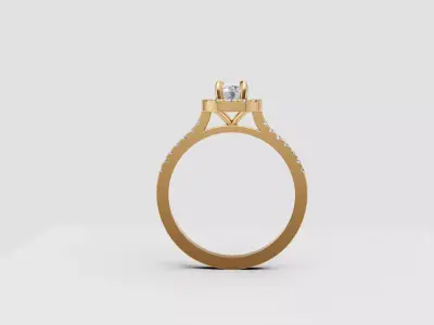 Halo Ring  3D print model