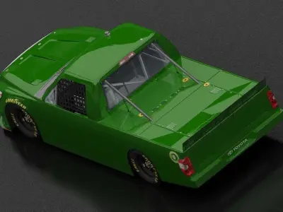 2017 NASCAR TOYOTA TUNDRA CAMPING WORLD GAME READY Low-poly 3D model