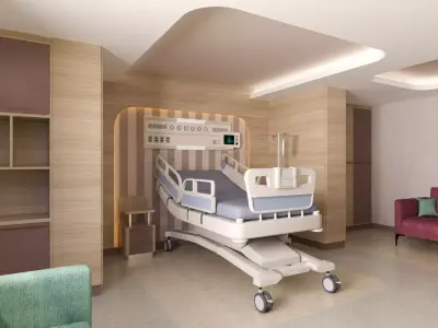 Hospital Room 3D model