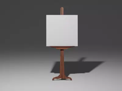 Art easel 3D model
