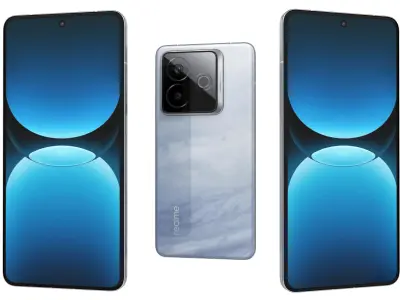 Realme GT7 Pro Racing Edition Neptune And Star Trail Titanium 3D model