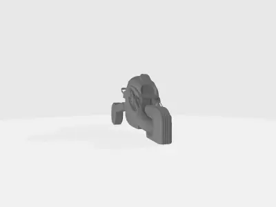 futuristic superbike Low-poly 3D model