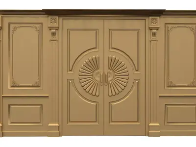 Classic Door Royal 5 3D model