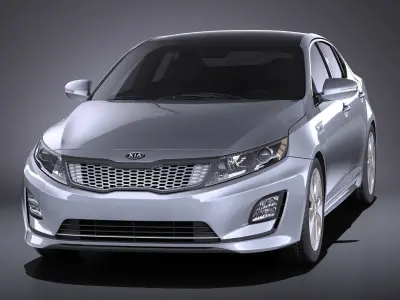 Kia Optima Hybrid 2016 VRAY 3D model