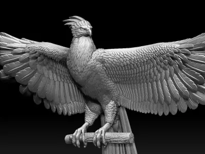 phoenix 3D print model