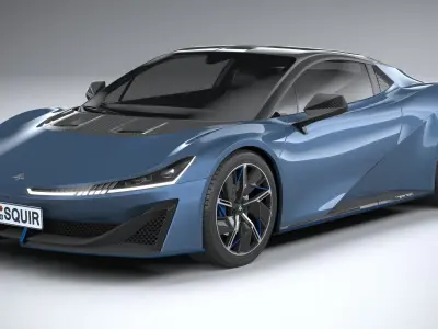 GAC AION Hyper SSR 2024 3D model