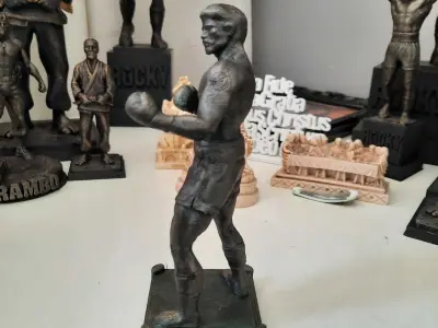 BOXER boxe boxing OLD SCHOOL BOXING ATHLETE 3D print model