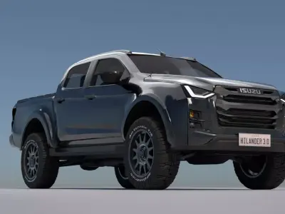 All New ISUZU D MAX Hi-Lander 2022 Minor Change 3D model