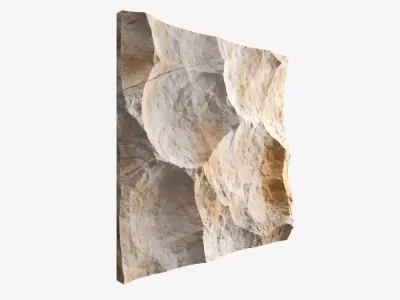 97-RockPanel sandstone wall art 3D model