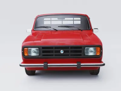 Anadol Pickup P2 1978 Low-poly 3D model