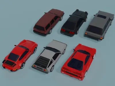 Low Poly Cars Pack