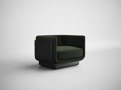 Ebisu Armchair by Charlotte Biltgen 3D model