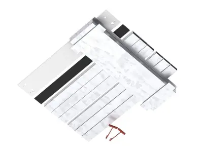 Athletics Long Jump Plaste Scene 3D model