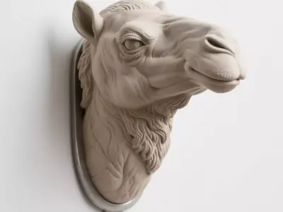 camel 3D print model