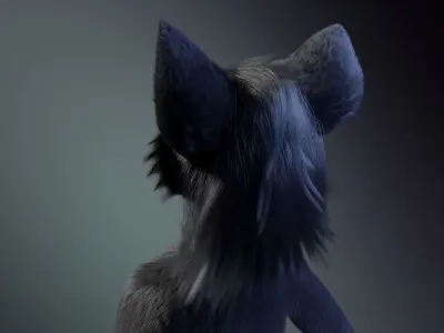 Jonny Anthro Wolf 3D model