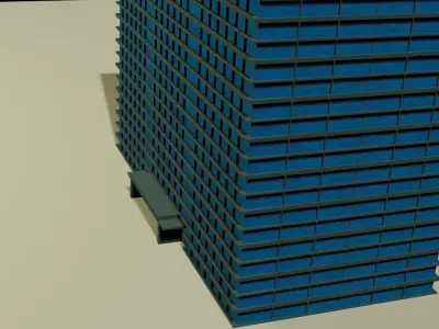 Building low poly game ready model Low-poly 3D model