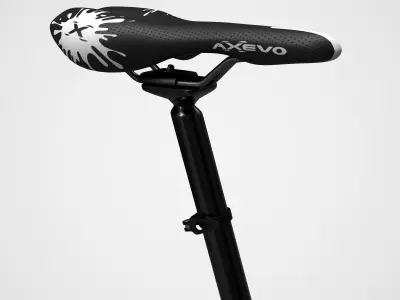 gear bicycle sit Low-poly 3D model