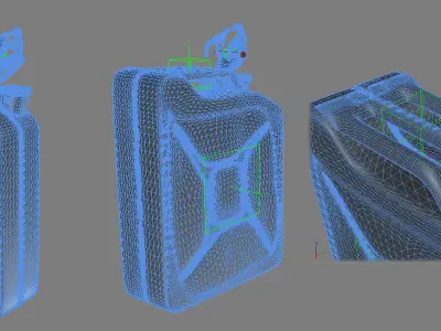 Fuel pump nozzle 3D model