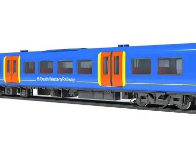 South West Rail Class Passenger Car 3D model