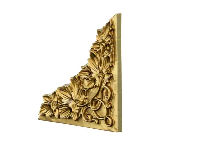 classic corner decor ornament 07 3D model