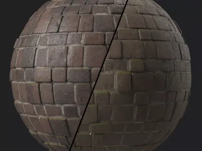 Stone Wall Materials 80- Slat Stone wall - Pbr 4k Seamless Texture