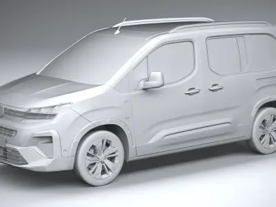Peugeot Rifter 2024 3D model