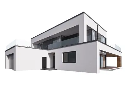 Villa 06 House Cottage Home Building 3D model