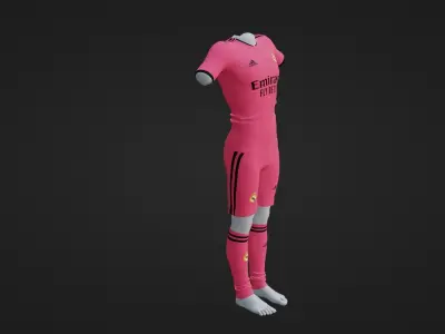 Real Madrid Sportwear Low-poly 3D model