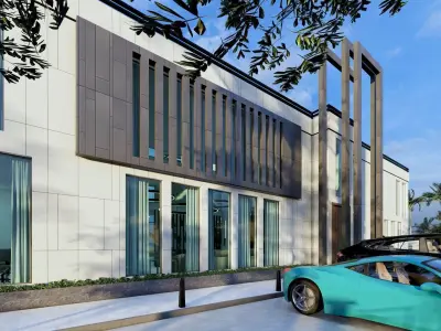 NEO Villa Exterior Design and Interior  3D model