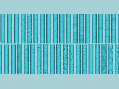 41 Texture Rollers Collection - Fondant Decoration Maker