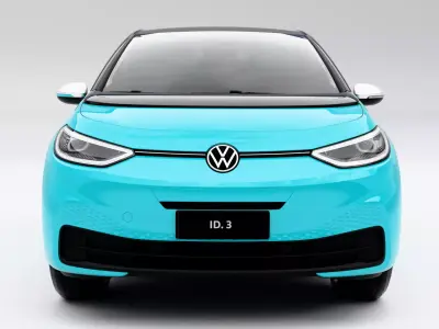 Volkswagen ID3 2021 Low-poly 3D model