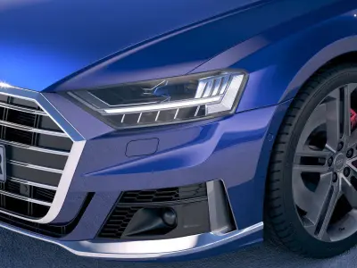 Audi S8 2020 3D model