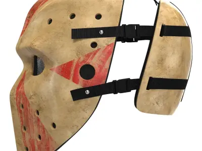 Scary Hockey Mask  3D model